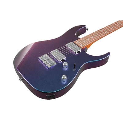 Ibanez GRG121SP RG Guitar, Jatoba Fretboard, Blue Metal Chameleon image 2