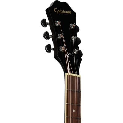 Epiphone J-45 EC Studio Acoustic-Electric Guitar, Natural image 7