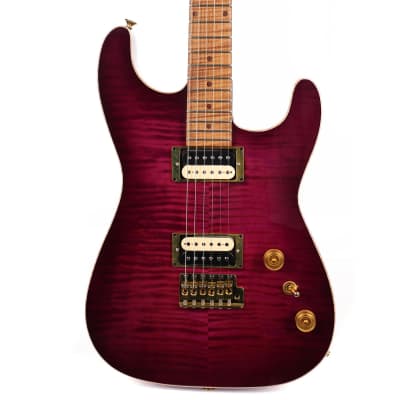 Colletti Guitars Speed of Sound Roasted Mahogany Magenta Burst for sale
