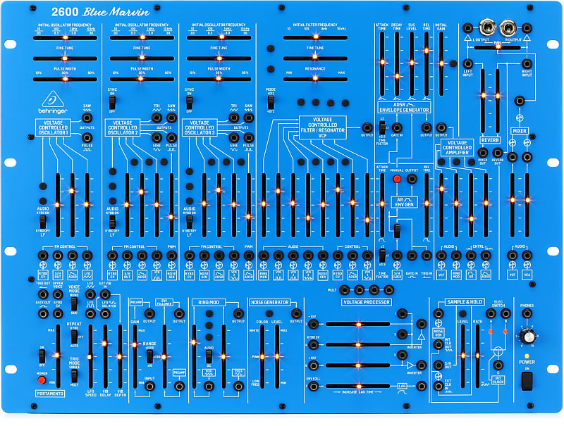 Behringer 2600 Blue Limited-Edition Analog Semi-modular Synthesizer image 1