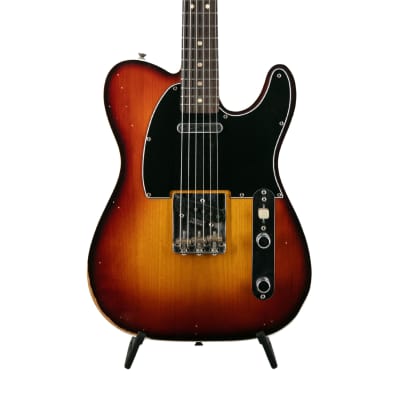 Fender Jason Isbell Custom Telecaster Electric Guitar, RW FB, 3-Colour Chocolate Burst, MX21532247 image 4