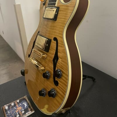 1990’s Gibson Custom Shop Les Paul Custom Florentine Plus Natural image 2