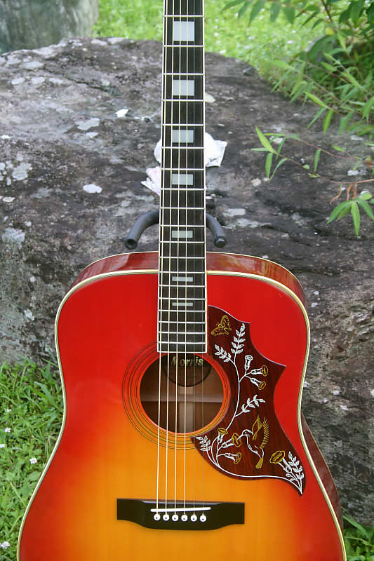 【激レア 美品】モーリス Morris MWD-03-RSハミングバード Morris Hummingbird MWH-03 RS 1980's Red Sunburst+ Hard Case and