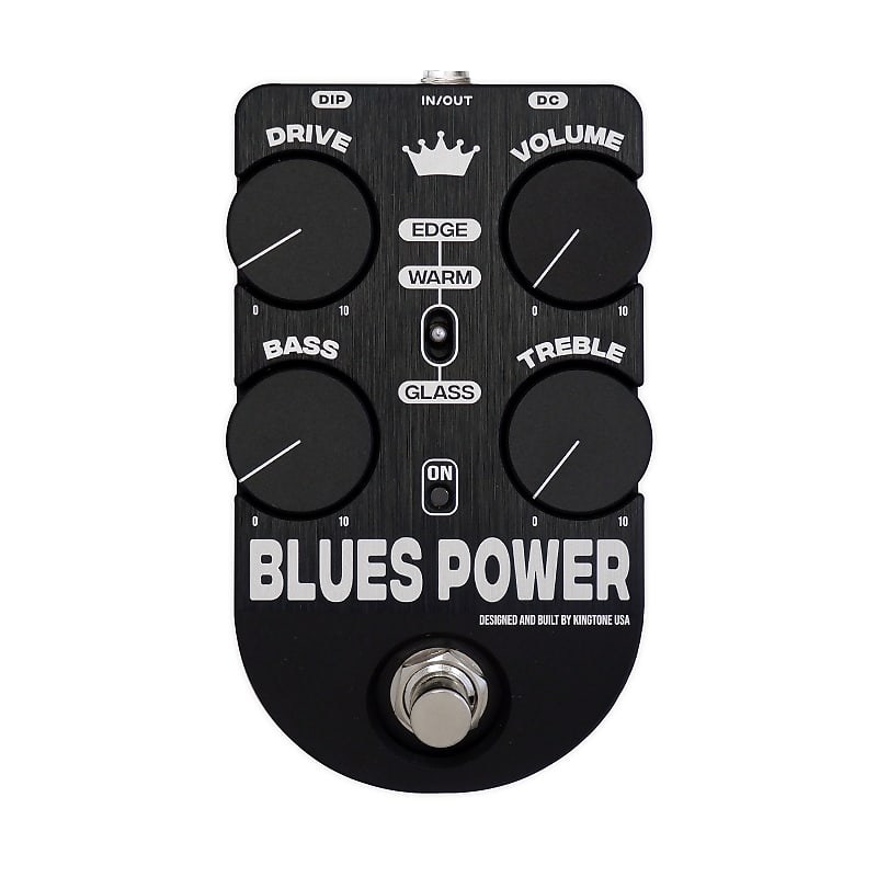 King Tone Guitar Blues Power Overdrive Pedal Reverb