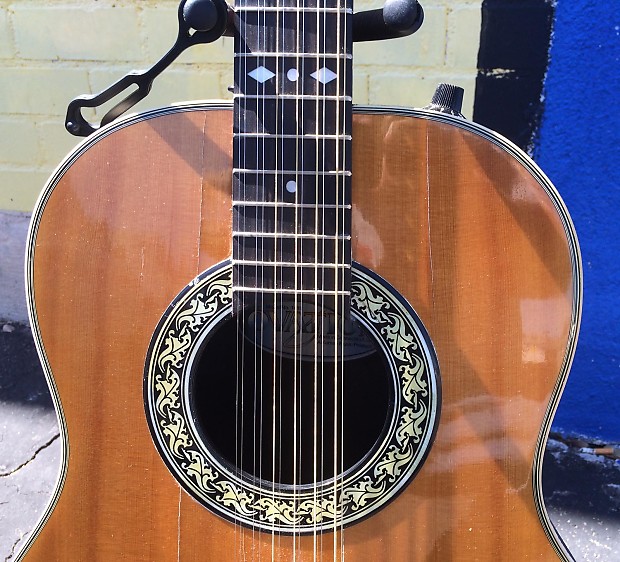 Left handed ovation 12 string deals guitar