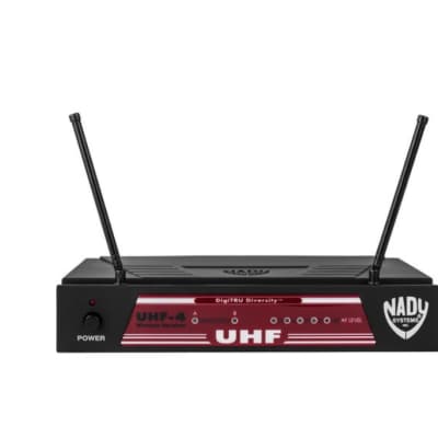 Nady UHF-4 Single Channel DigiTru Diversity System Handheld 911.70 Mhz image 3