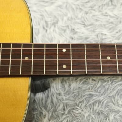 1974 made Vintage Acoustic Guitar Yamaha FG-130 GREEN Label