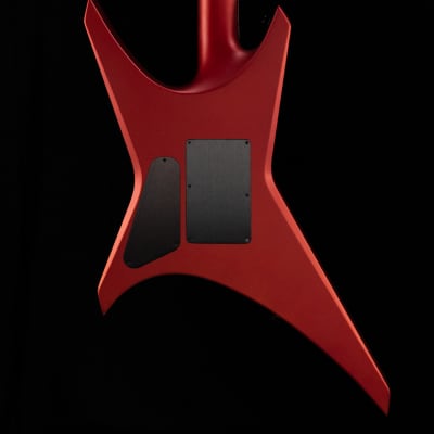 Jackson USA Custom Shop Warrior WR-1 (Candy Apple Red Satin, Reverse Headstock, Piranha Tooth Inlays, Direct Mount Pickups, Graphite Reinforced Neck) image 3