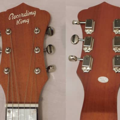 Recording King RG-31-NA Lap Steel Electric Guitar w P90 Pickup Satin Natural image 5