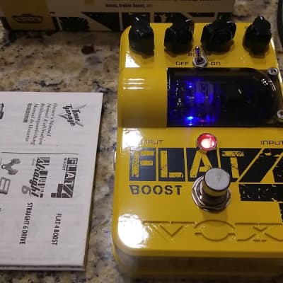 Reverb.com listing, price, conditions, and images for vox-flat-4-boost