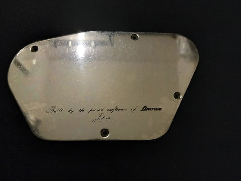 70's Ibanez Artist Series control cavity back plate Reverb