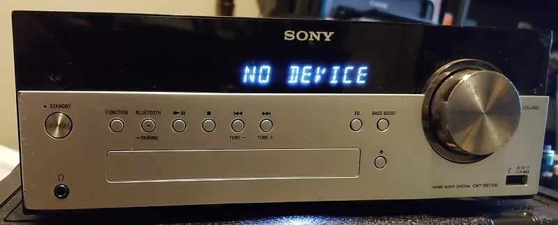 Sony HCD-CMT-SBT100, FM/AM tuner, CD Player, Bluetooth