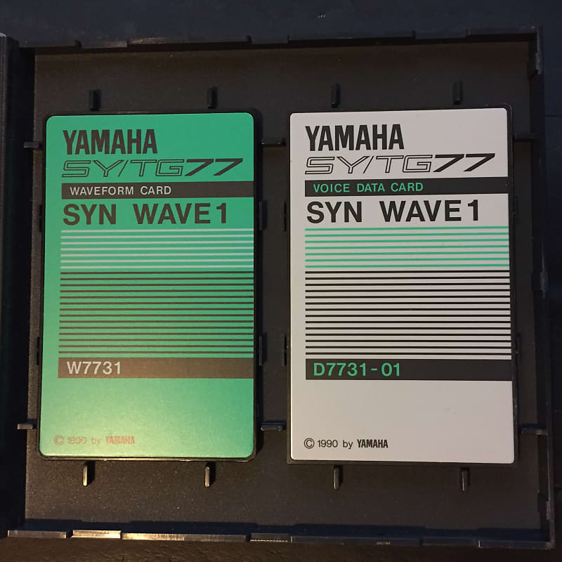 Yamaha Syn Wave 1 - SY77 TG77 Sound Card Set