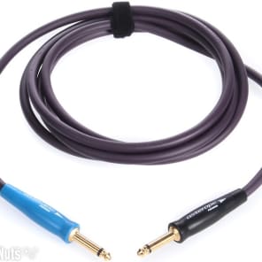 Asterope AST-P10-SSG Pro Studio Series Straight to Straight Instrument Cable - 10 foot Purple/Gold image 2