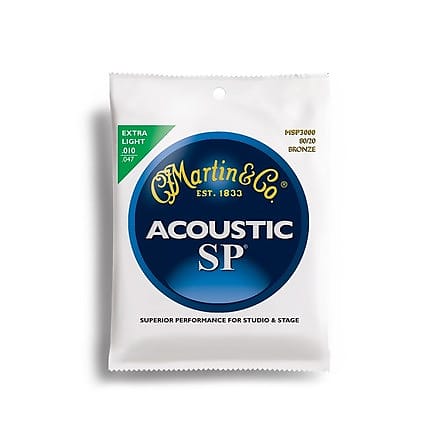 Martin & Co Strings Acoustic SP - EXTRA LIGHT 80/20 image 1