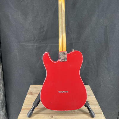 Von K Guitars Relic T-Time CR Aged Cardinal Red image 5