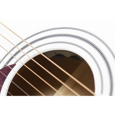 Epiphone Dove Studio Limited-Edition Acoustic-Electric Guitar Alpine White image 7