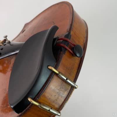 Antique Violin from Klingenthal, Germany - Labeled: J. N. Le Clerc - c. 1800 - LOB: 356 mm image 9