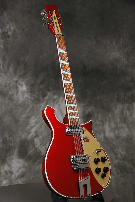 2013 Rickenbacker 660/12 string RUBY w/checkerboard binding