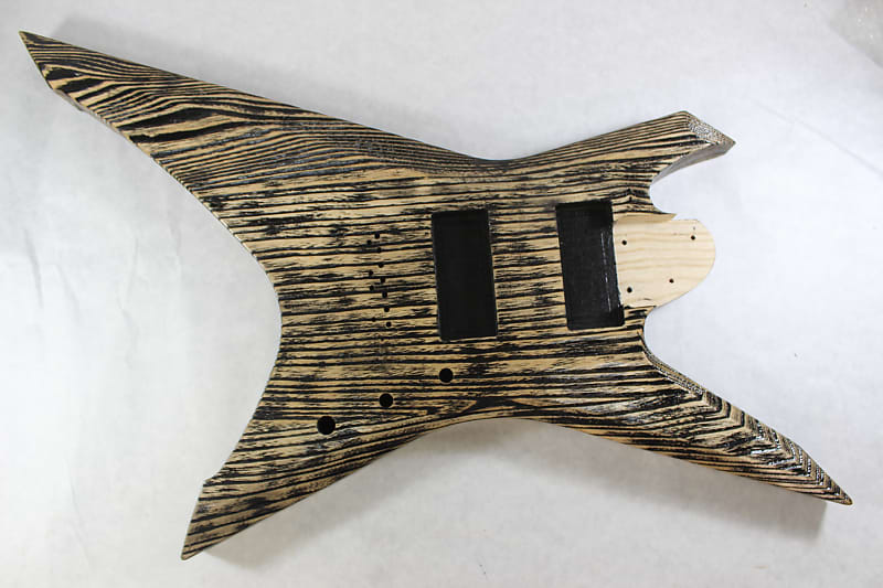 Finished, sandblasted Ash Xiphos Guitar body fits Ibanez(tm