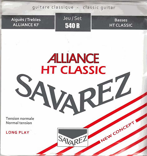 Savarez 540R Alliance/HT Classic Classical Guitar Strings(New) image 1