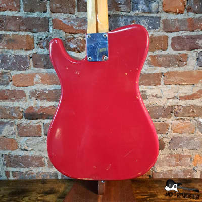 Fender Bullet  *RARE* Early Version - "Bridge-On" Pickguard (Fiesta Red 1981) image 13