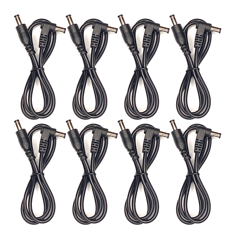 Kurrent Electric (8) Pack of Effect Pedal Power Cables for Reverb UK