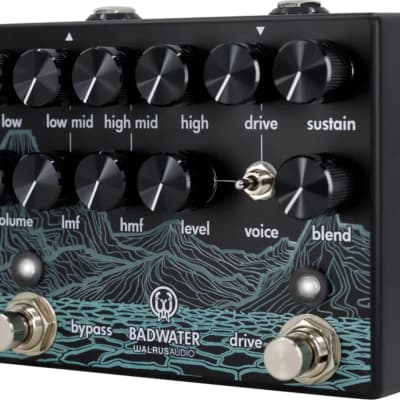 Walrus Badwater Bass Pre-Amp D.I. Effects Pedal image 3