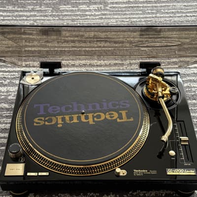 Technics SL-1200LTD Gold Limited Edition Direct Drive Turntable No 2927 in original box image 2