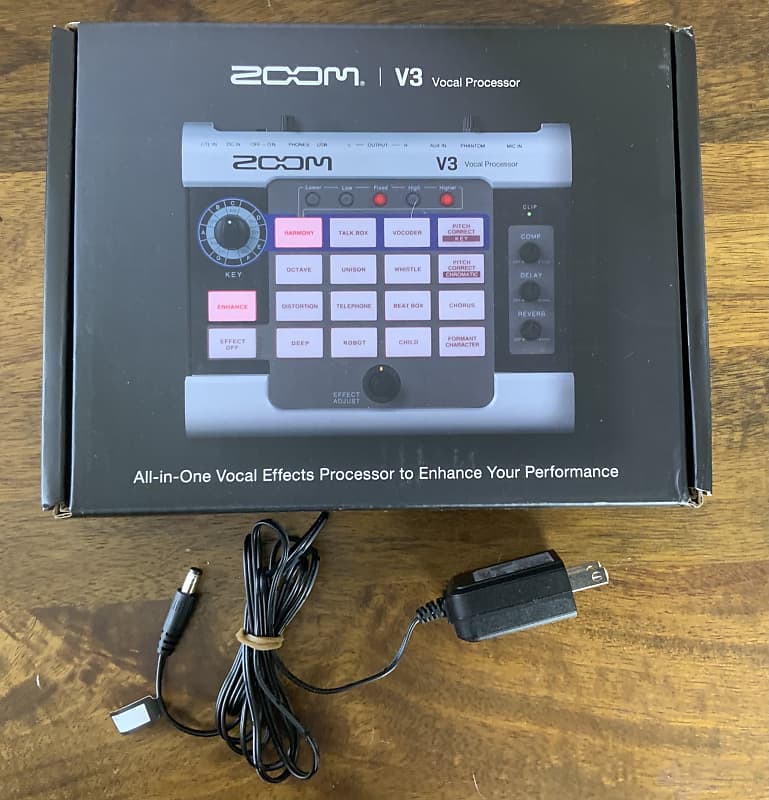 Zoom V3 Vocal Processor w/ FREE ZOOM ADAPTER | Reverb