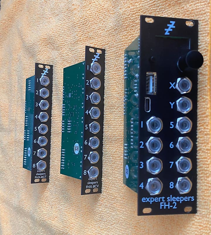 Expert Sleepers FH-2 と FHX-8GT ユーロラック