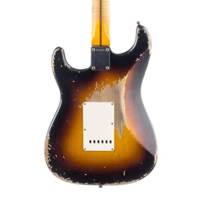 Fender Custom Shop Masterbuilt Todd Krause 1956 Stratocaster Heavy Relic - Wide 2 Tone Sunburst (583) image 4