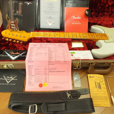 Fender Stratocaster Bone Tone Sonic Blue 62 Limited Edition Journeyman Relic Custom Shop 2022 image 2