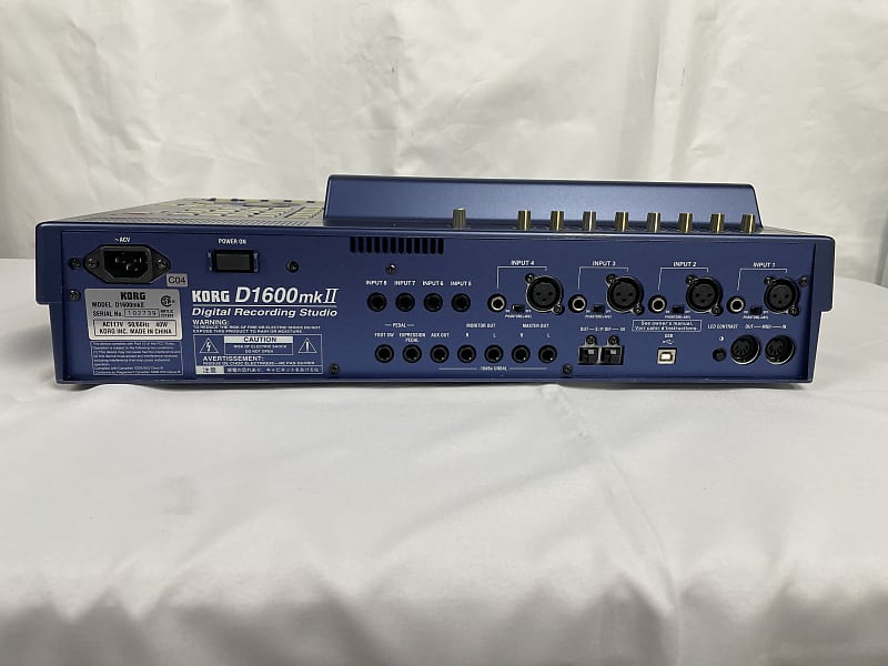 Korg D1600 MkII Digital Recording Studio + Manual Booklet Korg D1600 MkII Digital Recording Studio + Manual Booklet