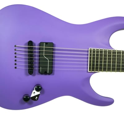 ESP LTD Stephen Carpenter SC-607 Baritone 1 Hum 7-String Guitar, Purple Satin image 1