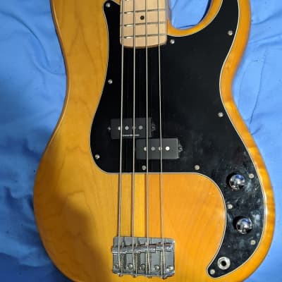 Fender Squier Precision Bass  Natural image 3