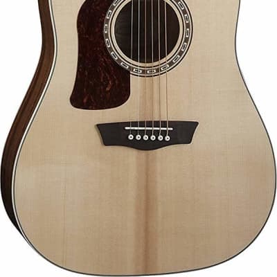 Washburn HD10SLH Heritage 10 Series Solid Spruce Mahogany 6-String Acoustic Guitar For Lefty Players image 2