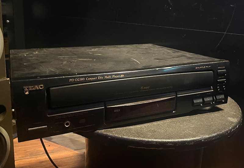 TEAC PD-D2380 5 Disc CD Multi Player - Black  			