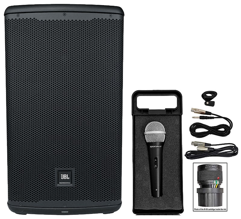 JBL EON712 12" 1300 Watt Powered Active DJ PA Speaker w/Bluetooth/DSP+Microphone image 1