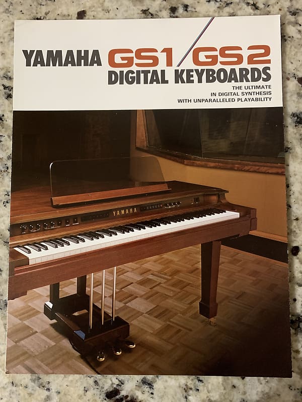 Yamaha GS1 GS1 Keyboard Piano Brochure 1981 Reverb