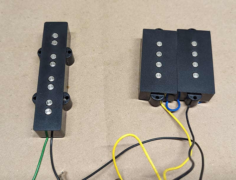 Squier by Fender PJ Bass Pickup Set With Wiring Reverb