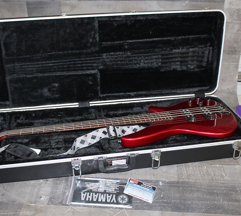 Yamaha RBX-374 2000 Cherry Red Bass With Hard Case Four String!
