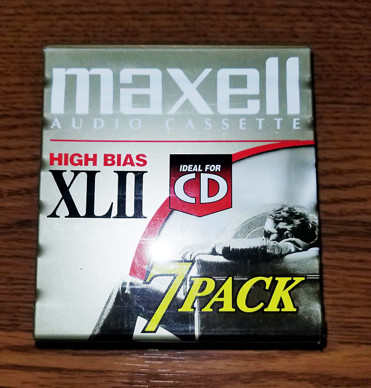 Maxell XLII-110 7-Pack of Premium Cassette Tapes - NOS!