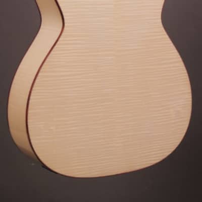 Teton STG130FMEPH Grand Concert , Solid Spruce Top, Flame Maple Back & Sides Purple Heart Binding, C image 7