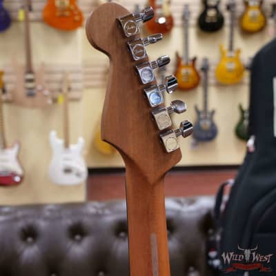 Fender American Acoustasonic Stratocaster Ebony Fingerboard Transparent Sonic Blue image 10