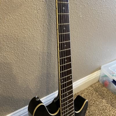 ESP LTD PB-500 Seymour Duncan P-Rails - Gloss Black With Fender Gig Bag image 4
