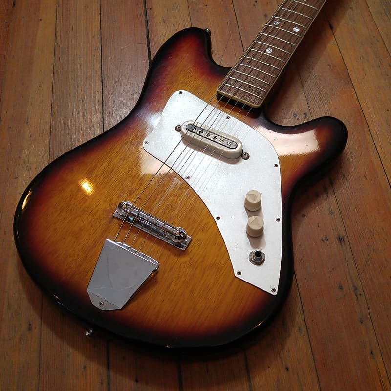 Kent Polaris I Model 640 Electric Guitar MIJ c1966 Sunburst | Reverb