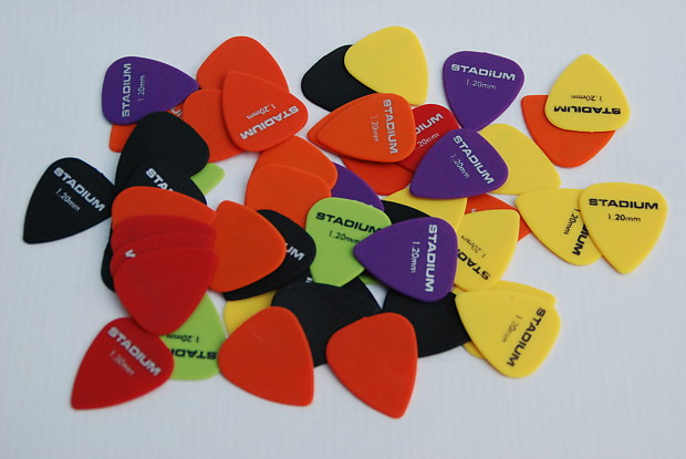 STADIUM 1.20 mm Guitar Picks Pack of 50 w Free Guitar Reverb