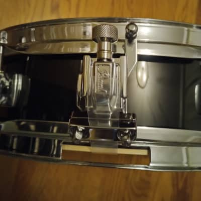 Pearl 3"x13" "Wood Shell"  Piccolo Snare Drum 2000's - Black Wrap image 5