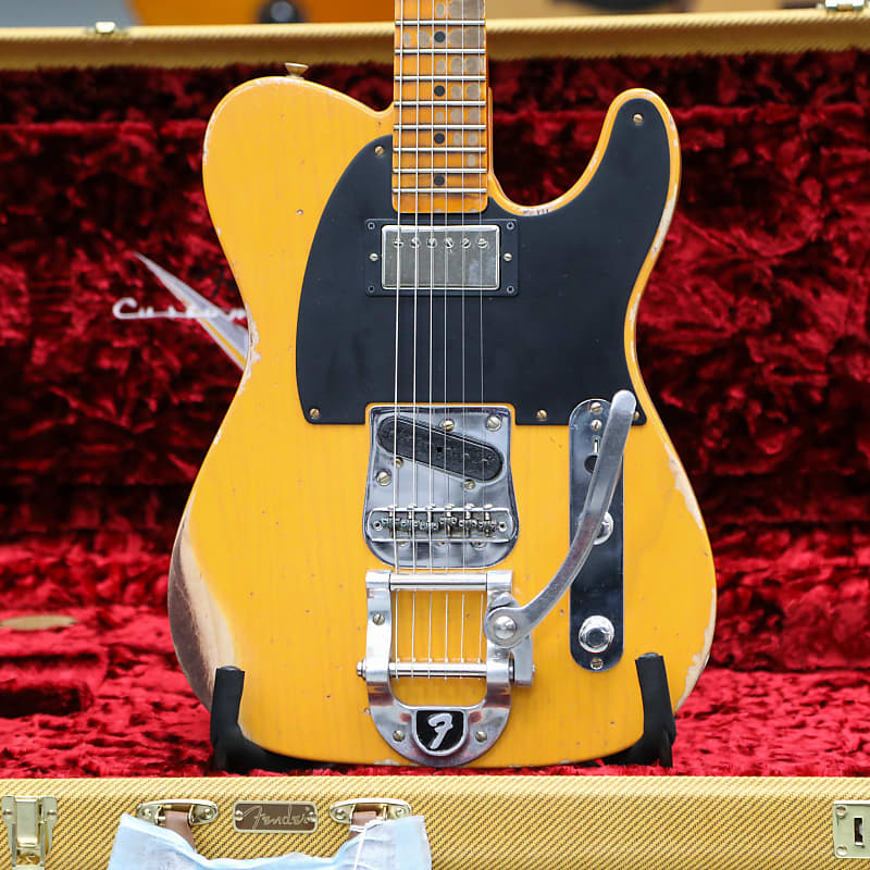 FENDER 50s Vibra Tele Heavy Relic Aged Butterscotch Blonde image 1